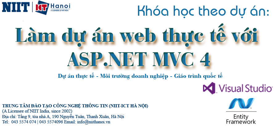 lập trình asp. net MVC4 tại NIIT Hà Nội