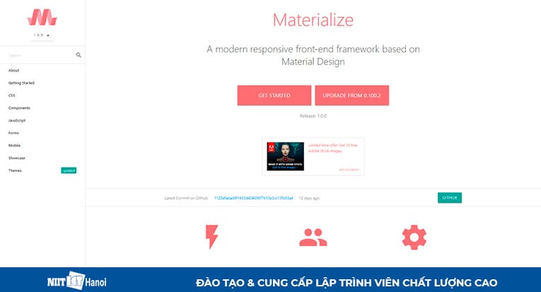 Framework CSS Materialize